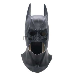 Parti Maskeleri Yarasa Süper Kahraman Maskesi Cosplay Bruce Wayne Lateks Maskeleri Cadılar Bayramı Karnavalı Masquerade Parti Kostümleri Props Anime Kahraman Maskesi J230807