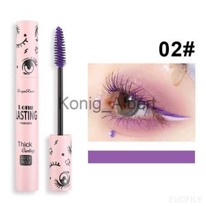 Mascara Spring Color Mascara Green Purple White Mascara Eyelashes Curling Extension Non-smudge Waterproof Fast Dry Long-lasting Makeup x0807