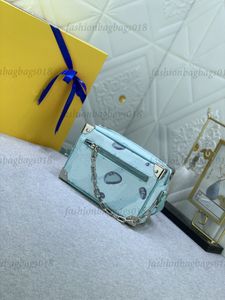 Water Drop Effect MINI SOFT TRUNK Bag Leather Luxury Monograms Cross-body Bags Youthful Sport Square Shoulder Messenger Box Pouch M81219 M44480 M8160M22588M82558