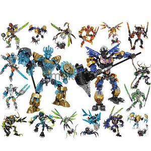 Architektur/Heimwerken Haus BIONICLE Serie Actionfiguren Baustein Spielzeugset für Kinder Weihnachten Junge Bestes Geburtstagsgeschenk Roboter kompatibel Große Marke J230807