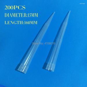 10ml 200pcs/pack PP Pipette Tips Lab Original Disposable Plastic Micro Tip For Transfer Liquid