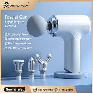 Massaggiatore per tutto il corpo Pistola per massaggio a vibrazione Rilassamento muscolare wireless ricaricabile Mini fascia elettrica portatile per fitness professionale 230807