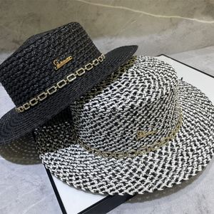 Top Fashion Wide Brim Hats Letters Hats Fashion Caps and sunshade Caps for Woman Hats Supply