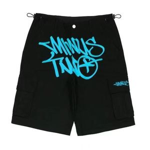 Minustwo Cargos Calças masculinas Menos Two Cargo Harajuku Casual Solto Punk Rock Reto Calças de perna larga Streetwear Y2k Calça Retro Street Trend Macacão 503 48459