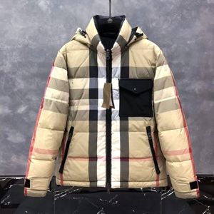 Giacca da uomo reversibile con cappuccio in piumino Lettere Cappotti invernali da donna Parka Capispalla da uomo spessa Abbigliamento Giacca da esterno S-3XL abbigliamento moda taglia