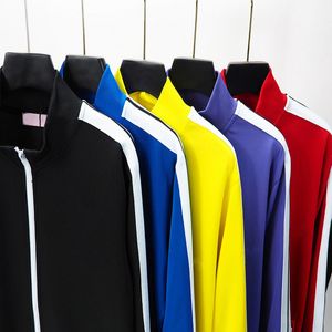 Sommer-Trainingsanzug für Herren und Damen, neue Trainingsanzüge, langärmelig, Sport-Reißverschlussjacke, Jogger-Hose, Jogger, Kapuzenmäntel, Anzüge mit Buchstabendruck, 6 Stile, blau, gelb, Größe S-XL