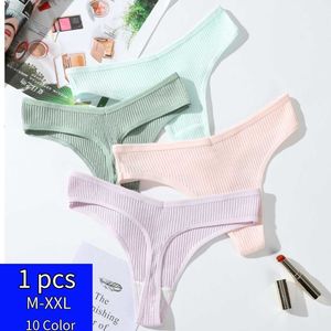 Women Underwear XXL Plus Size Cotton Panties Thongs Sexy Ladies Low Waist Solid Seamless G-strings Underwear For Sex New Hot L230626