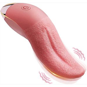 Massager 10 lägen Stimulator Tongue CLIT LICKING VIBRATOR G SPOT CLITORAL DILDO NIPPLE Masturbator Vuxna för kvinnor