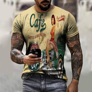 Men's T Shirts 2023 Road Style 3D Printing Leisure Sports Harajuku Polyester Motorcycle Off No. 66