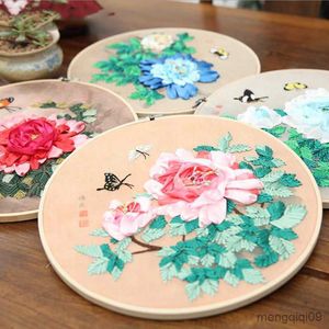 Chinese Products Lukisan Belum Selesai Silang Perasaan Bunga Romantis dan Dekor Mode R230807