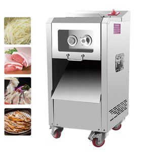 Commercial Meat Cutter Machine Double Incision Electric Meat Slicer Shredder Dicing Machine Vegetable Cutter