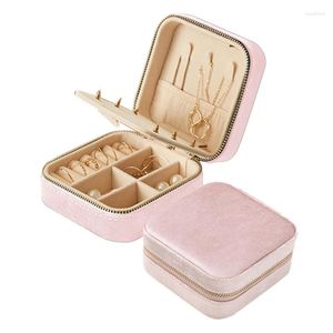 Storage Bottles Travel Jewelry Case Mini Box Small Organizer Portable Display