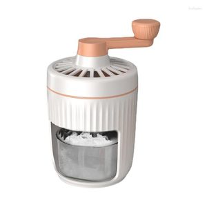 Baking Moulds Hand Ice Crusher Manual Shaver Machine Portable Detachable Snow Cone For Drink Offices