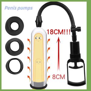 Massager Penis Pump Vacuum Adult Large Cock Erection Enlarger Extender Male Erotic