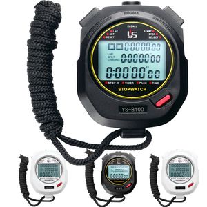 Timers Professional Handheld Digital Stopwatch Timer Outdoor Sports Trainer Chronograph Stop Watch 0.01s Precision Timer Tools 230804