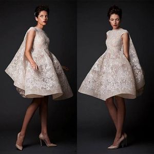 Krikor Jabotian Wedding Dresses Jewell Lace Aptliques Seeveless Beach Bridal Gown