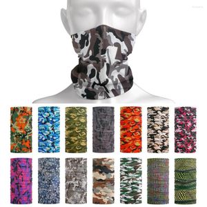 Scarves Camouflage Cycling Scarf Tactical Military Neck Cover Gaiter Men Breathable Bandana Women Balaclava Headband Tube Face Mask Hood