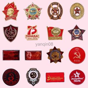 Pins broszki Wysokiej jakości lotnictwo z lat 40. najlepsze wojskowe rosyjskie oryginalne odznaki Związek Radziecki Komunistyczna biżuteria biżuteria HKD230807