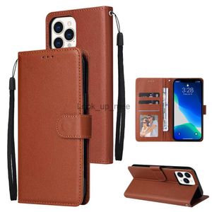 Quality Flip Back Cover PU Leather phone Cases For 13 pro max mobile protective case BROWN 50pcs/set HKD230807