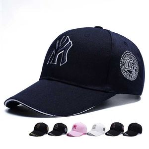 Yeni Kadınlar Koreli Tepe Beyzbol Kapağı Erkekler NY İşlemeli Güneş Şapkası Gorros Hip Hop Ayarlanabilir Snapbacks Şapkalar