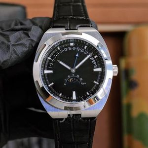 Orologio automatico da uomo di design classico orologio meccanico da 42 mm in pelle/tutto in acciaio inossidabile orologio con zaffiro VC impermeabile montre de lux