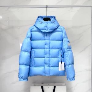 Purfffer Winter Down Jacket Męskie kurtki czarne płaszcze Parkana luksusowe kurtki puffer designer z kapturem FourRure Manteau Hiver Doudoune Homme Jassen