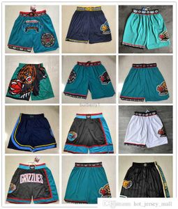 Memphis''Grizzlies''men Retro Basketball Shorts pocket Size S-2XL