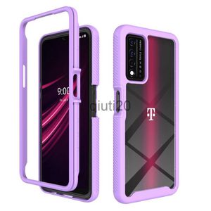 Cell Phone Cases Cases for T-Mobile Revvl V Plus 5G TCL 20 Pro Case TCL 20S Case Heavy Duty Shockproof Bumper Hybrid Back Clear TPU Phone Cover L231026