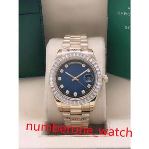 Super Factory 36mm Unix Watch Diamond Bezel Daydate Day Date 904L Stainless Steel Automatic Movement Diver Watches Sapphire Waterproof With Box Papers