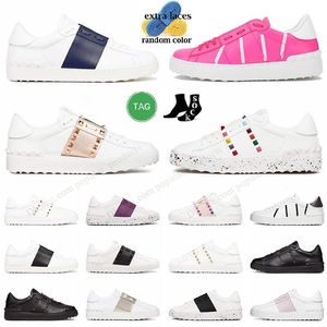 Red Bottomshoes Casual Fashion Spikes Casual Shoe Valentines Shoes Black White Navy Pink Blue Golden Nude Red Loafers Leather Mens Womens Rivets Traine