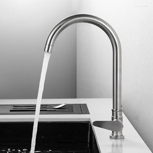Bathroom Sink Faucets 304 Stainless Steel Ball Faucet Domestic 24 Pipe Single Cold Kitchen Vegetable Basin