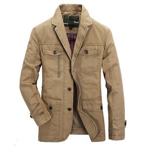 Jaquetas masculinas primavera outono casual militar blazer jaquetas masculinas de algodão jaqueta masculina slim fit negócios casaco plus size 5xl jaqueta masculina 230807