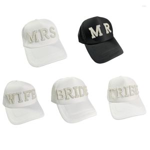 Ball Caps Lywed Bräutigam Baseball Cap Paare Hochzeit Party Hut Bachelorette Hüte