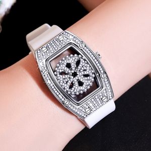 Womens Watch Watches عالية الجودة مصممة فاخرة الكوارتز-براتري محدودة الإصدار الإبداعي مجوفة السيليكون ساعة