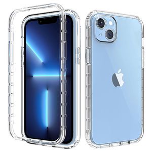 Odporny na wstrząsy Slim Clear Transparent Gradient Case na iPhone 14 Pro Max 13 12 11 x