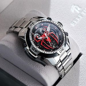 Наручительные часы Reef Tiger/RT Design Sport Automatic Watch Dial с годовым месяцем вечного календарного браслета часов RGA3532SP