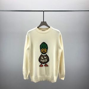 Mäns Pullover Hoodie Men's Women Duck Letter Hoodie Men's Sweater Casual Top Long Sleeve Sweatshirt Size M-XXL