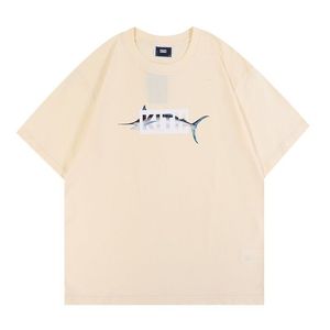 Designer Kith x Ksubi Lettera Tee Cotone lavato Crop Streetwear T-shirt di qualità magliette grafiche per uomo Abbigliamento uomo vintage oversize a131