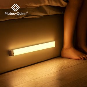 Other Home Decor PlutusQuinn LED Night Lights Wireless Motion Sensor Wall Light USB Rechargeable Kitchen Cabinet Corridor Lamp For Bedroom 230807