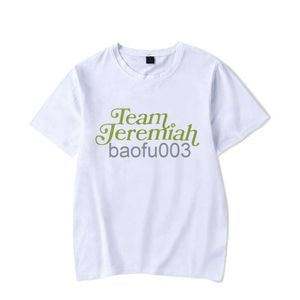 Мужские футболки летом я превратил симпатичную команду 2-го сезона Jeremiah футболка Crewneck с коротким рукавом футболка для мужчин женская футболка 2023 модная одежда J230807
