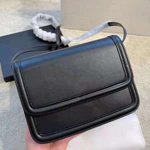 Projektant Solferino Crossbody Bag Cassandra Tofu Bag Square torebka Damska skórzana torba na ramię Wysokiej jakości Cielę Calfskina Torebka