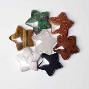 Estatuetas decorativas 1PC Natural Quartz Stone Crafts Penta Star Energy Healing Crystal DIY Love Gemstone Decoration Home
