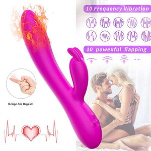 Massager Donne adulte masturbazione riscaldamento vibratore clitoride auricolare stimola il massaggio femmina vibrante g-point point pomping uovo