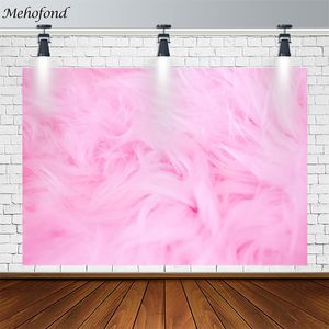 装飾的なオブジェクトの図形Mehofond Pink Fluff Backdrop Barbi Powder Cosmetics Girl Nails Pography Background Po Studio Props Pophone Decor Props 230804