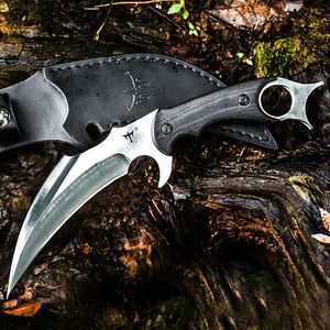 Fighting Tactical Knife Knife Sharp High Hardness Tool Outdoor Camping Hunting Jungle Survival Battle Karambit Fixat Blade Knife Självförsvar