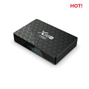 Android 12 OS X98H PRO TV BOX 24G 5G WIFI6 4GB 64B 32GB 2GB16GB BT50メディアプレーヤーレシーバーHD入力セットトップボックスAllWinner H618