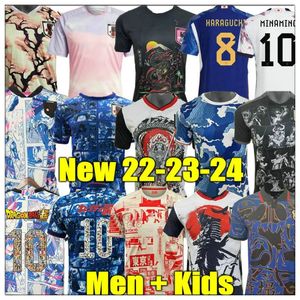 Minamino 22 23 24 Japan Soccer Jerseys 2O24 Nagatomo Tsubasa Home Away Shirt Atom 2023 Football Shirt Uniform 2024 Mitoma Kubo Shibasaki