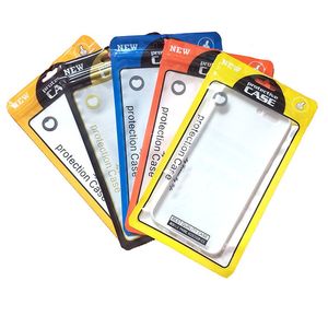 1000 Pz / lotto 12 * 21 cm 4 colori Custodia in plastica per telefono cellulare Borse per cellulare Custodia per cellulare Confezione con cerniera all'ingrosso LX0172