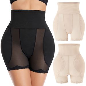 Shapers da donna Shapewear da donna imbottito Hip Butt Lifter Mutandine di pizzo Allenatore a vita alta Tummy Control Corsetto Body Shaper Hip Enhancer Coscia Slim 230807