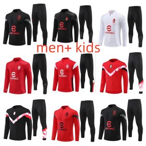 Reijnders 23 24 Koche Soccer Tracksuit AC Milans Giroud de Ketelaere Rafa Leao Football Shirt Men Kids Kit 2023 2024 Pulisic Loftus-Cheek Theo